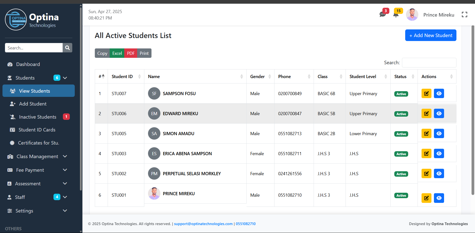 Reports on Desktop